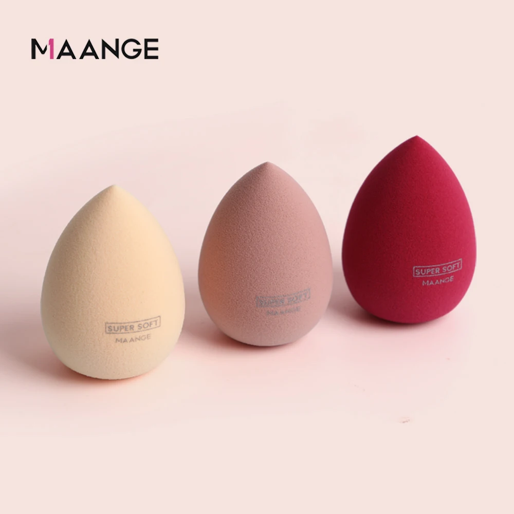 MAANGE 1/3 Pcs Makeup Cosmetic Puff Foundation Powder Sponge Smooth Professional Make Up Sponge Puff Bigger in Water with Box MAANGE 1/3 Pcs Makeup Cosmetic Puff Foundation Powder Sponge Smooth Professional Make Up Sponge Puff Bigger in Water with Box