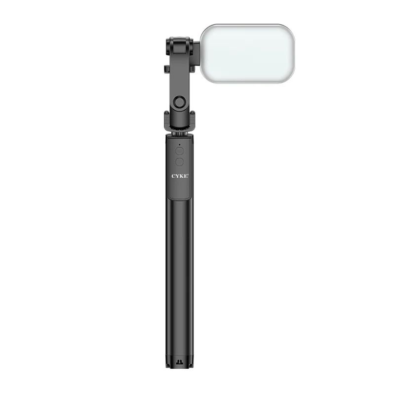 Bluetooth селфи палка с заполняющим светильник для iPhone xiaomi портативный мини металлическая алюминиевая селфи-палка штатив монопод с пультом дистанционного управления