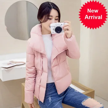 

Collar Winter Stand Jacket Women Solid Stylish Womens Basic Jackets Outwear Autumn Short Coat Jaqueta Feminina Inverno 2020 New