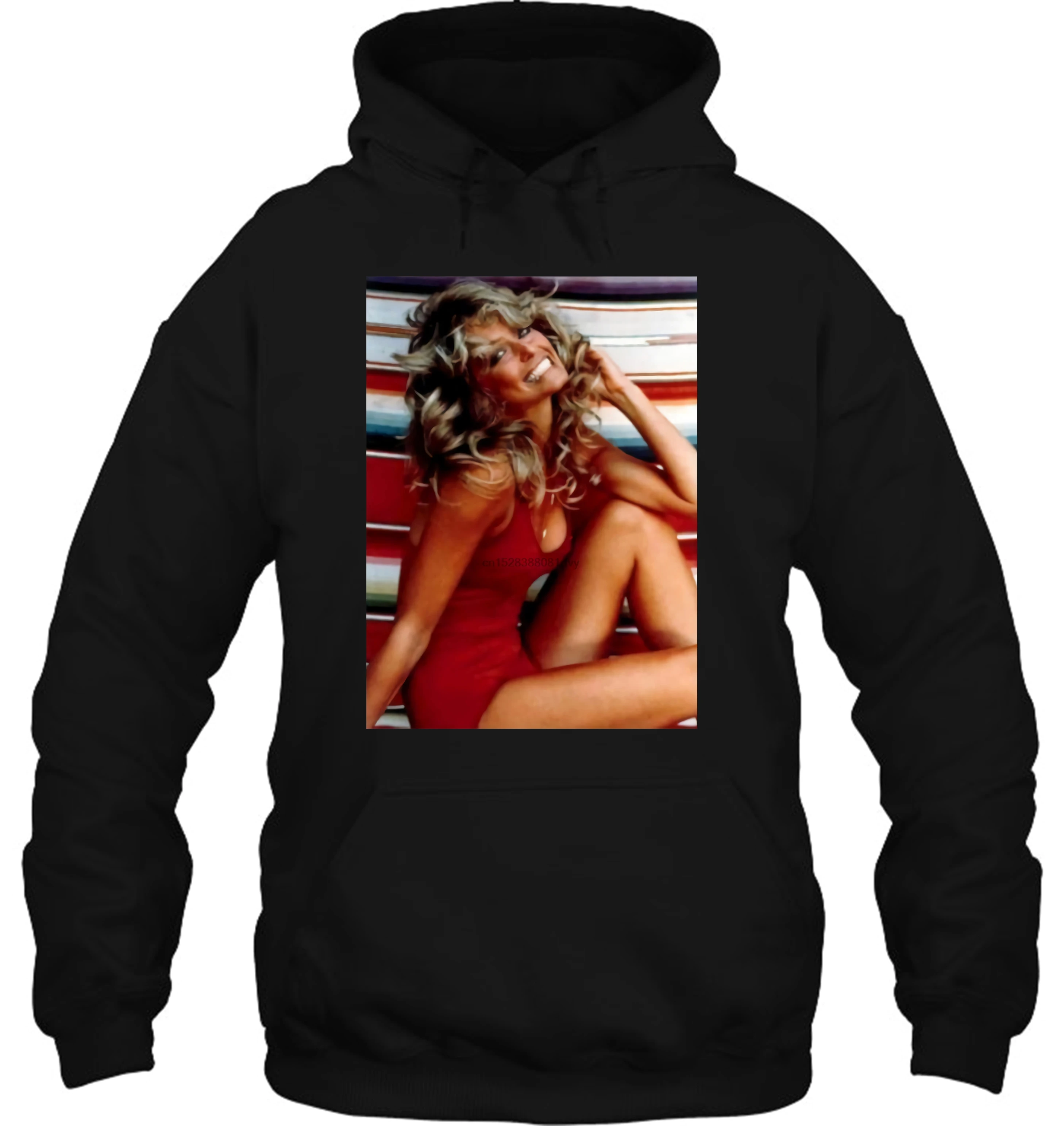 Мужская толстовка FARRAH FAWCETT, маленькая, средняя, большая, XL, женская уличная одежда