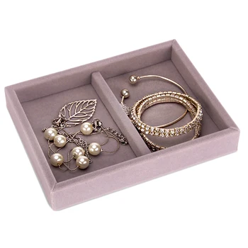 

Drawer Diy Rings Bracelets Gift Box Jewelry Storage Tray Jewellery Organizer Earrings Holder Small Size Fit Most Room Space Gray