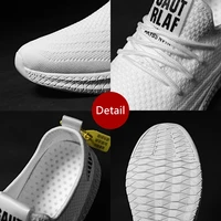 Sneakers Men Shoes Breathable Lightweight Sports Running Shoes for Man Black White Soft Mens Athletic Shoes Big Size 45 46