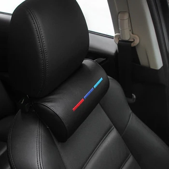 

1Pc 23cmx12.5cm Car Seat Head Neck Rest Soft Foam Pillows Leather Cushion Pad Head Rest Automotive Neck Pillow