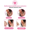 8Pcs Ear Pick Ear Wax  Cleaning Tools Ear Spoon Remover Curette Kit With Storage Box 5 Kinds Of Handle Design 6