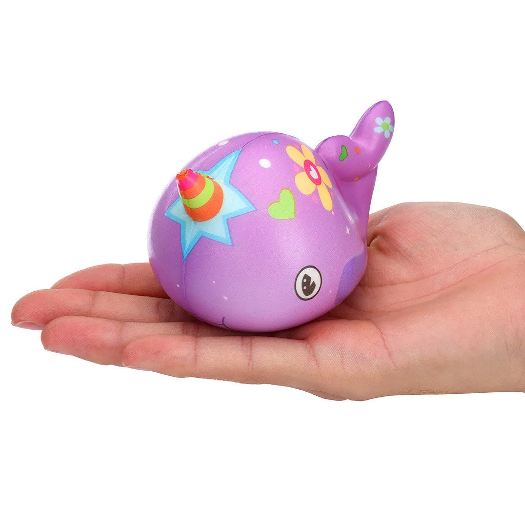 Cartoon Whale Super Slow Rising Animal Toys For Children Birthday Funny Gift Antistress Relieve Stress Cure Gift #A