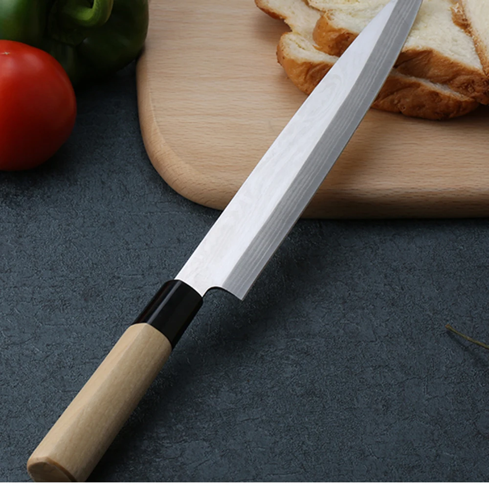 

Cooking Kitchen Tool Chef Knives Japanese-style Salmon Knives Stainless Steel Raw Fish Fillet Layers Sashimi Knife