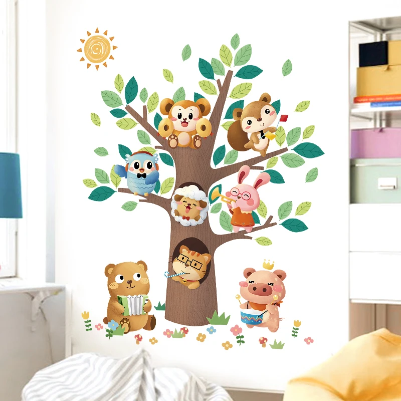 Rent house renovation wallpaper self adhesive bedroom wall stickers