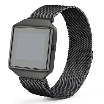 

Fashion Band Bracelet Frame Housing+Milanese Loop Stainless Steel Strap for Fitbit Blaze II Smart Fitness Watch Straps Case