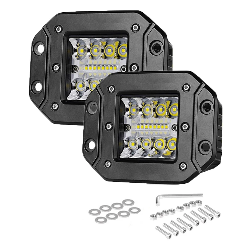 

Led Bar 5 48W Work Light 12v Spot Flood Light for Off Road ATV UTV UAZ 4x4 car led ramp Auto Driving Fog Light ledbar 24V Beams