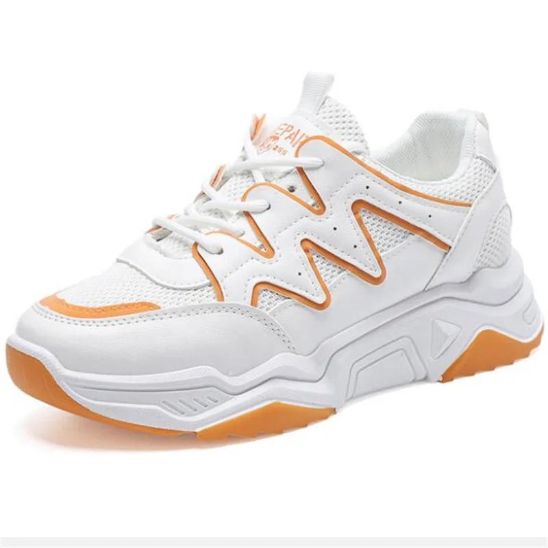 Women's Shoes Spring Microfiber Daddy Shoes Women Korean Student Wild Sneakers Shoes Women platform sneakers shoes woman