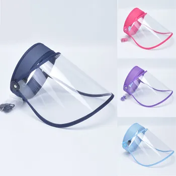 

Adjustable Facemask Uv Protection Sun Hat Face Cover Outdoor Breathable Female Anti-droplet Saliva Empty Top Hat mascarillas