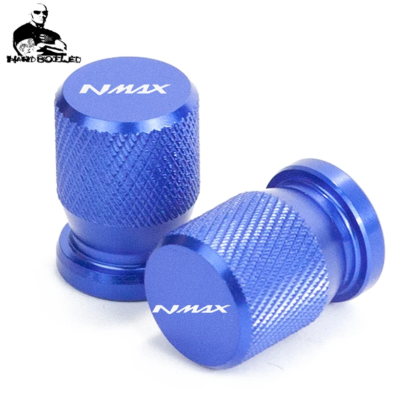 Пара для Yamaha Nmax N max 155 125 Theftproof мотоциклетные автомобильные колеса шины клапан стволовых колпачков грузовик велосипед пылезащитные Чехлы аксессуары - Цвет: blue