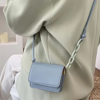 

Five Colors Of SweetsRetro Mini Bags For 2020 Small Chain Handbag Small Bag PU Leather Hand Bag Ladies Designer Shopping Bags