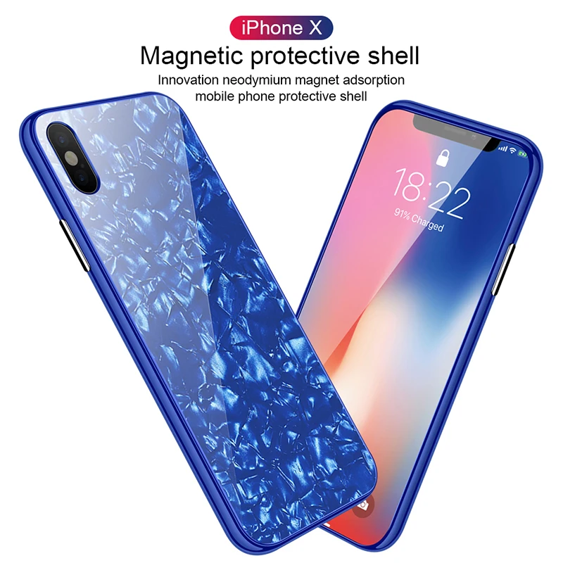 Чехол для iPhone 11 Pro Max X 10 6 6s 7 8 Plus XS Max XR односторонний чехол из закаленного стекла для телефона