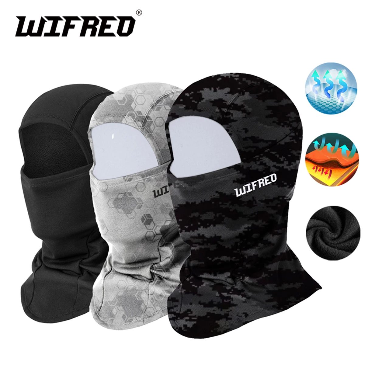 

Outdoor Windproof Full Face Mask Scarf Anti-dust Winter Warm Fishing Balaclava Neck Helmet Face Cover Hat for Sports Riding