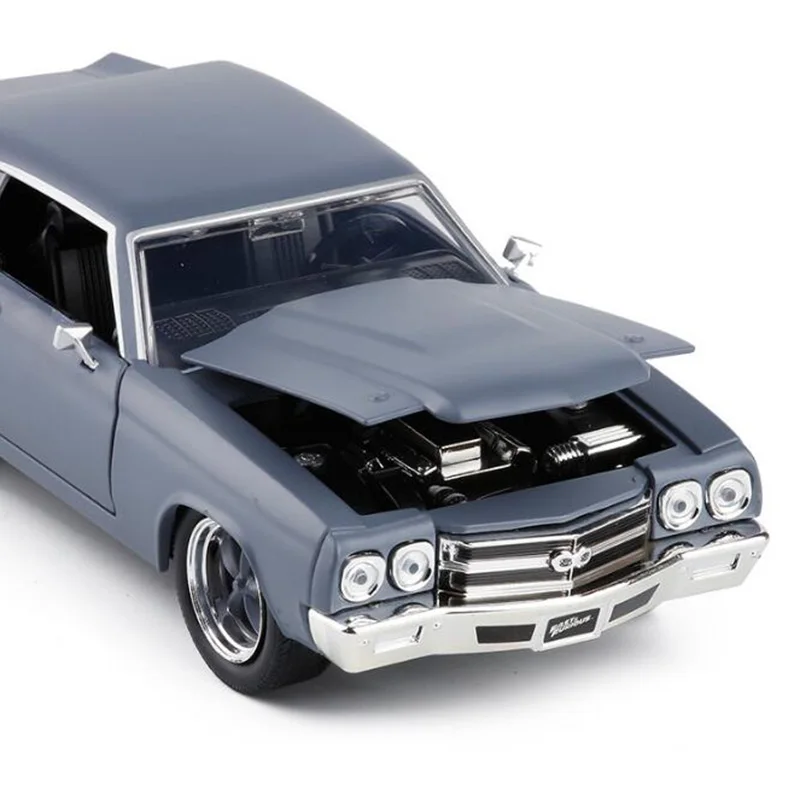 22CMMetal сплав 1:24 Масштаб классический Chevrolet DOM'S SS гоночный автомобильный прицеп литые автомобили коллекция моделей игрушек для детей