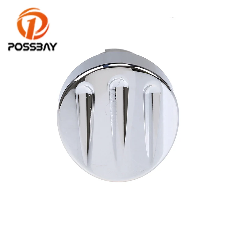 POSSBAY хромированная черная окантовка для мотоцикла картридж масла аксессуары