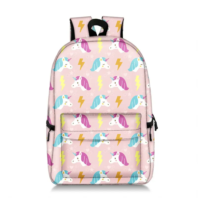 Children Unicorn School Bag Backpack Schoolbag Child Kid For Girl Teenager Baby Primary Nursery Infant Cartoon