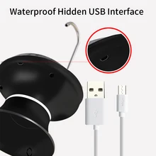 Usb зарядка для бутылки с лотком водонепроницаемый практичный диспенсер для напитков Электрический поглотитель из нержавеющей стали беспроводной водяной насос