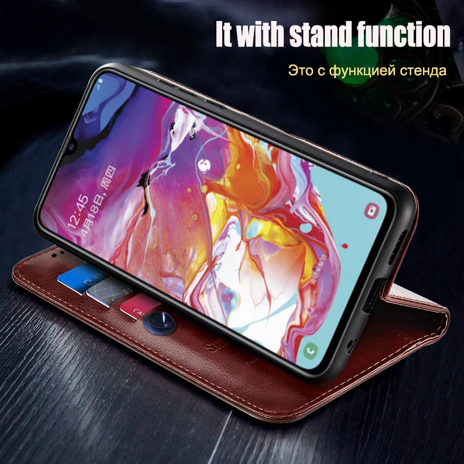 Case for Samsung A30 A305 Crocodile texture leather for Samsung Galaxy A30 GalaxyA30 A 30 SM-A305F A405F