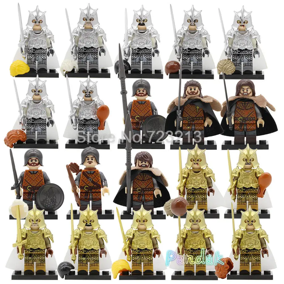 20 шт./лот Игра престолов Джон Сноу Набор фигурок Тирион Серсея Хайме Ланнистер