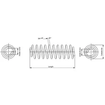 

Spring front Opel Sintra 2.2 2.2TD 16V 96-99 MONROE SP3752