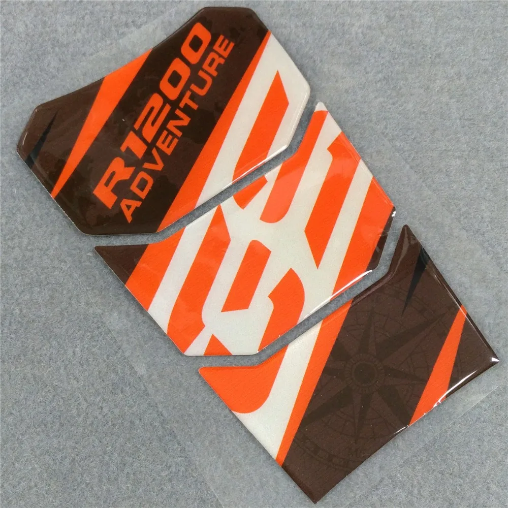 Коричневый и белый мотоцикл высокого качества для BMW R1200GS R1200 GS Танк Pad 3D стикер