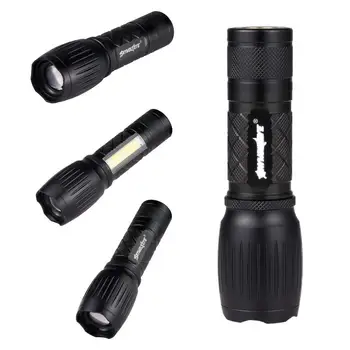 

SkyWolfEye T6+COB 7-Modes Usb Rechargeable LED Flashlight Torch Bright Lamp