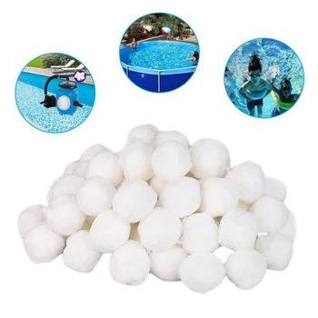 

1400G White Filter Balls Eco-Friendly Swimming Pool Cleaning Equipment Filter Water Purification Fiber Cotton Balls