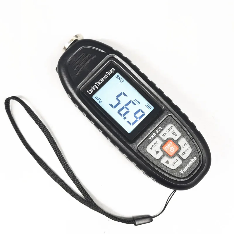LCD Light Car Paint Tester Thickness Meter Coating Car Thickness Gauge with Backlight English Russian Manual paint coating meter,paint thickness gauge,thickness gauge