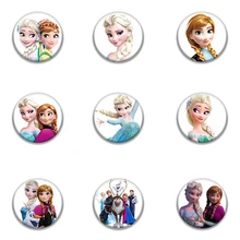 Холодное сердце, Эльза и Анна, водонепроницаемый значок, значок на заказ, броши на сумку, украшение одежды, детская игрушка, значок, классные аксессуары