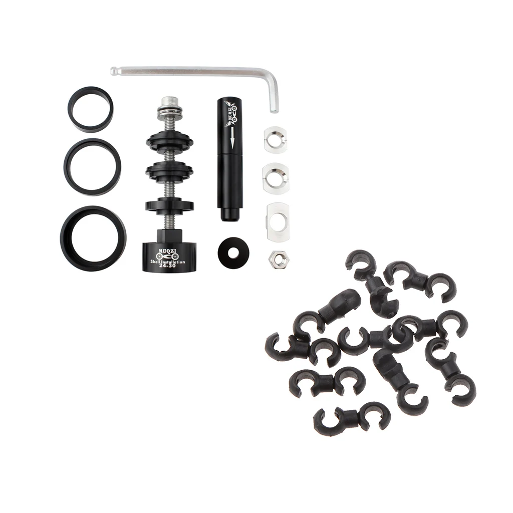 

Bicycle Bearing Press Tool Bottom Bracket Install Removal with Cable Clips