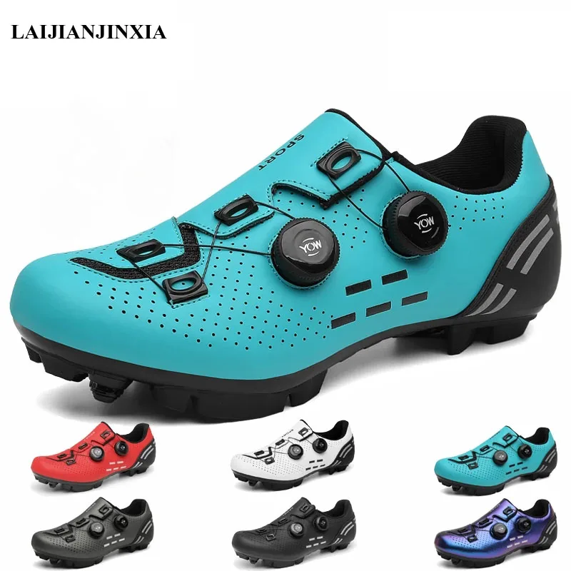 

Cycling sneaker Mtb spd Cleat Non-slip Self-locking Bike Shoes Men's Road Cycling Footwear Mountain Flat Bicycle Sneakers