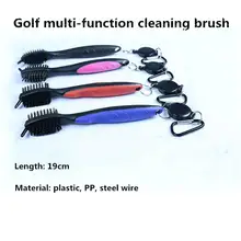 MeterMall, щетка для чистки гольфа, двухсторонняя щетка, принадлежности для гольфа, очиститель, аксессуары для гольфа
