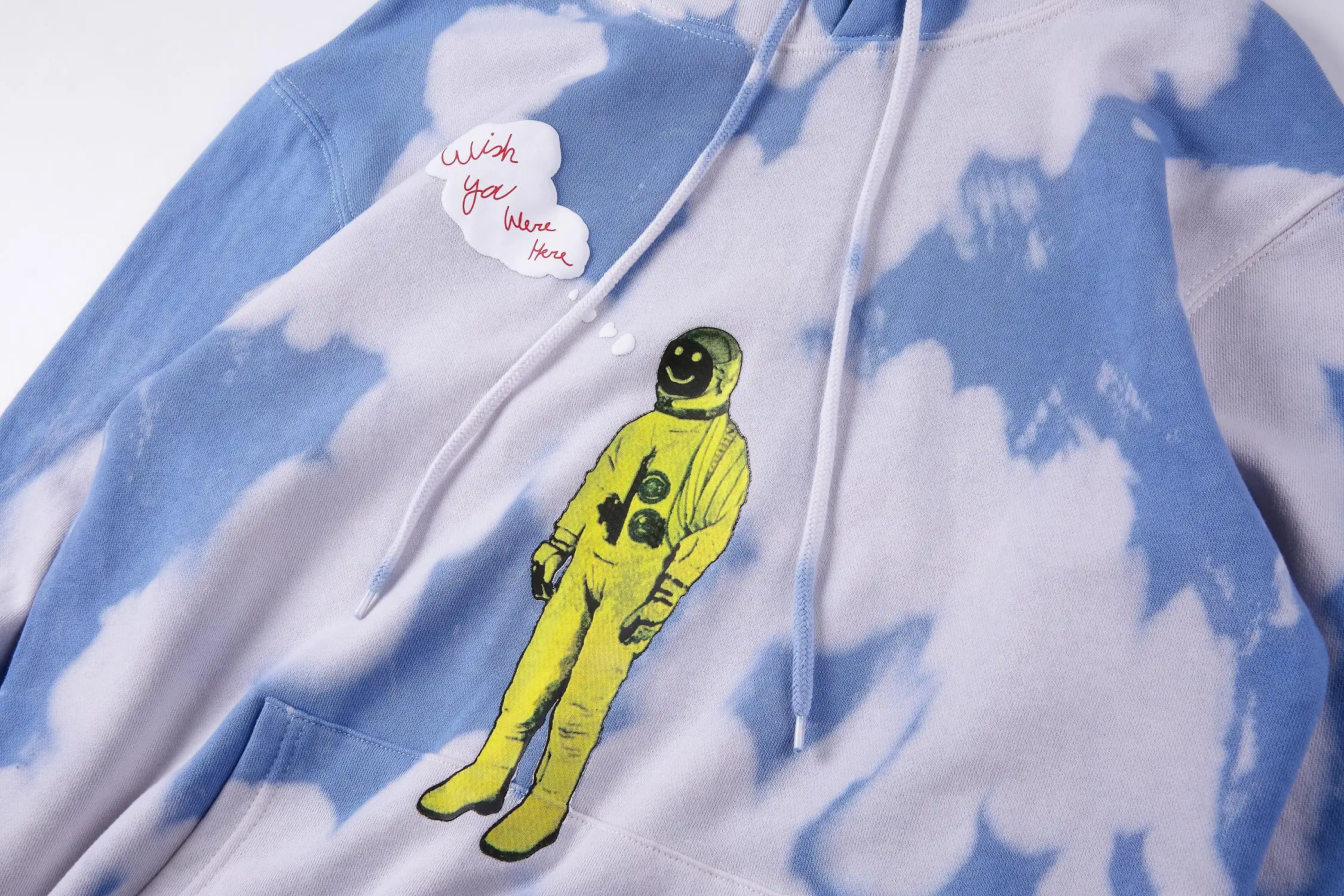 19SS с изображением Трэвиса Скотта ASTROWORLD Tie-dye толстовки для мужчин и женщин хип-хоп астронавты тройник высокого качества уличная толстовка с изображением Трэвиса Скотта