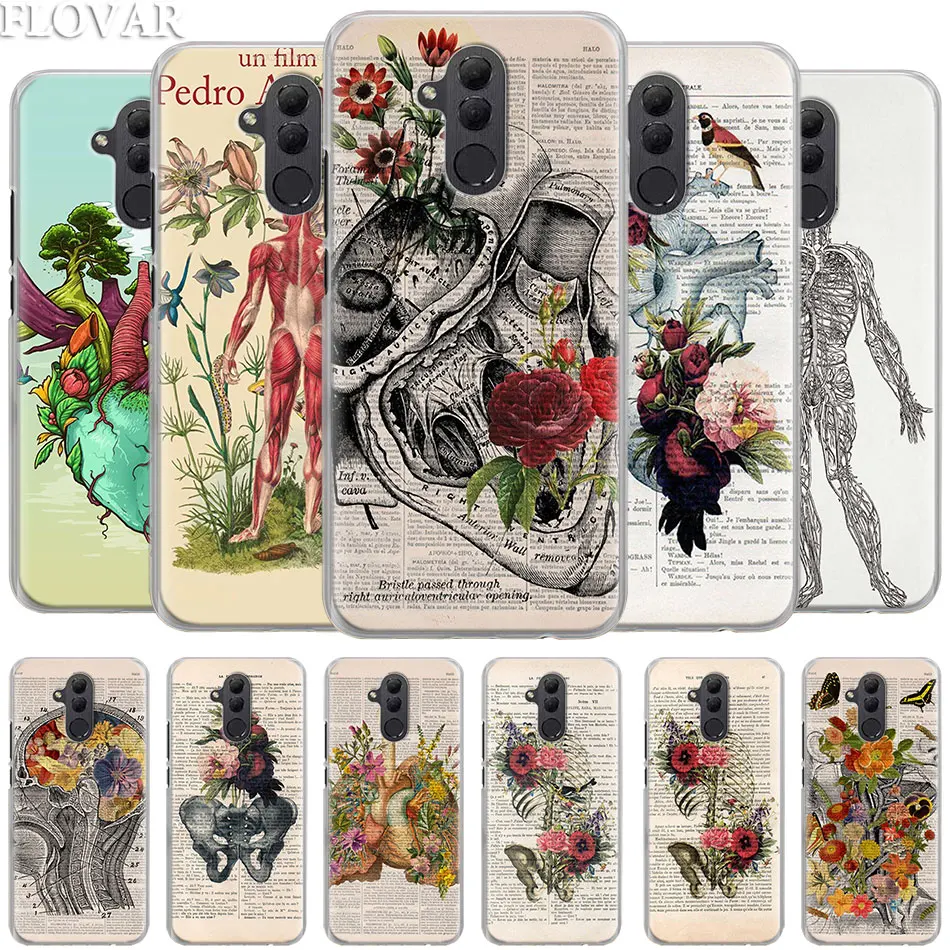 

HUMAN ANATOMY Phone Case for Huawei Mate 20 Lite Mate 10 20 P30 Pro P Smart Plus P10 P20 P30 Lite Houing coque