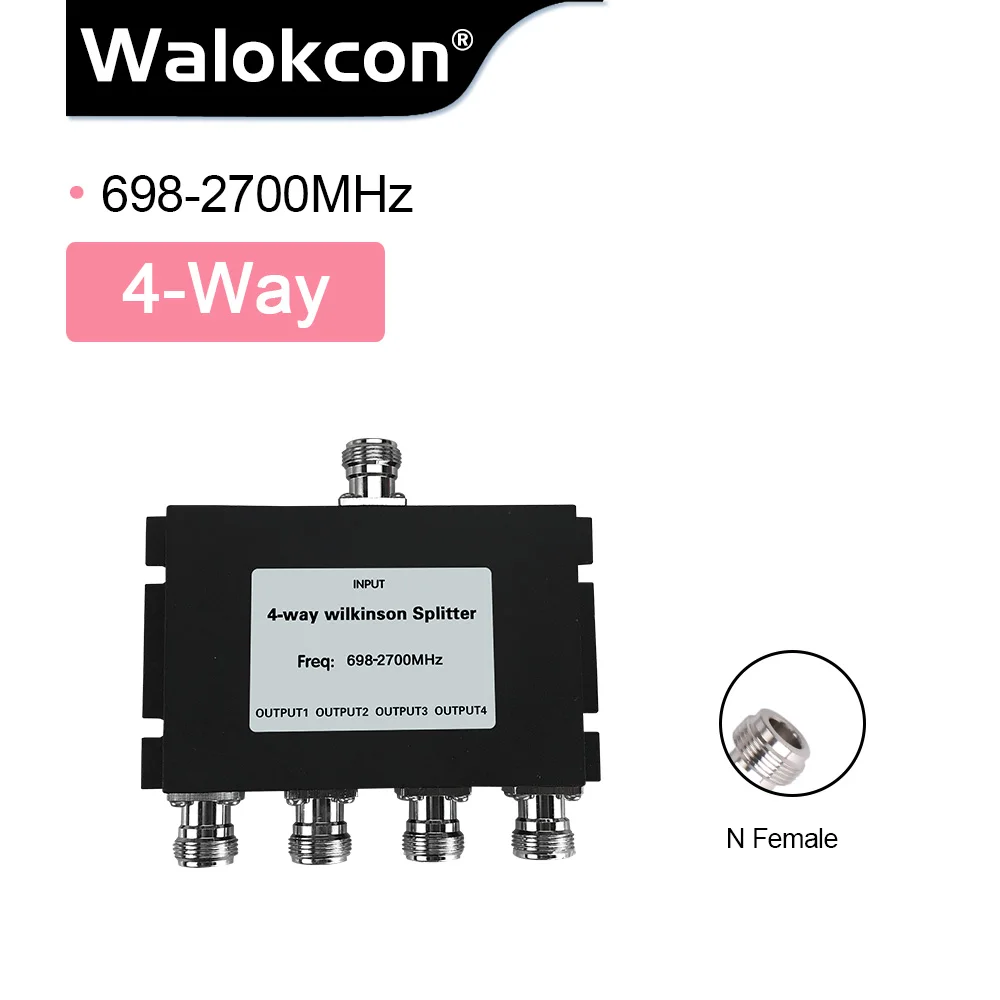 698mhz-2700mhz 4 way Power Splitter DividerMicro-Strip For 2G 3G 4G Mobile Phone Signal Booster / Cellphone Amplifier | Мобильные
