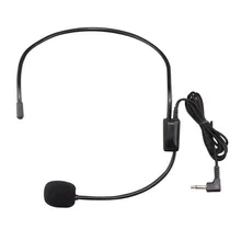 TOSPRA 1 шт. вокальный микрофон с проводной гарнитурой, микрофон для голосового усилителя, динамик, микрофон с ярким чистым звуком