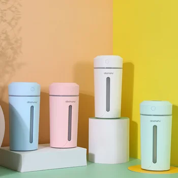 

Air Humidifier Aromatherapy USB Aroma Essential Oil Diffuser For Home Office colorful LED night Light Lamp 220ml Humidification