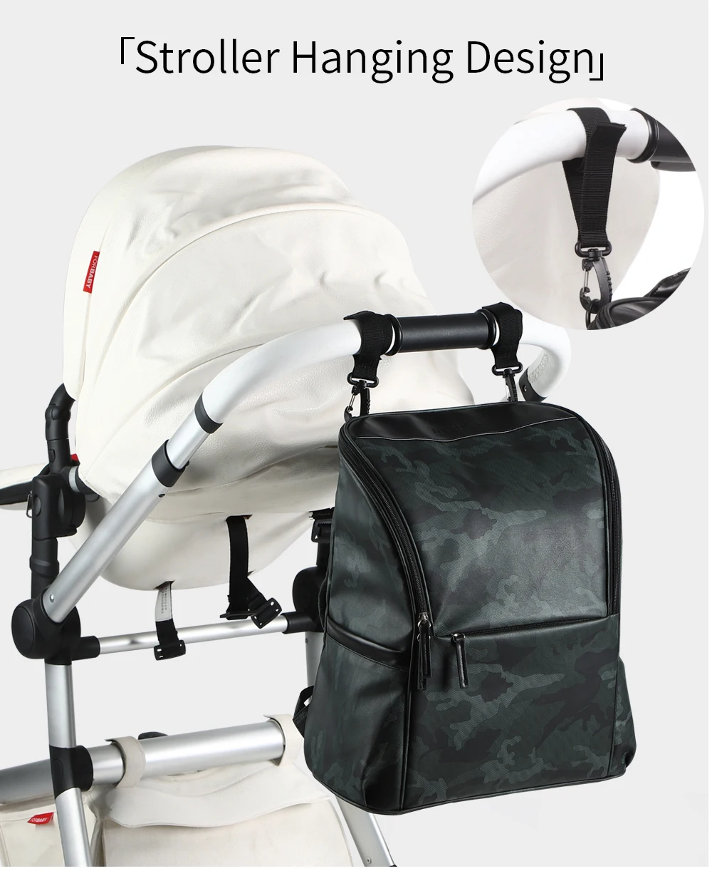 Модная сумка для подгузников рюкзак для мамы водонепроницаемый мумия для беременных подгузник для кормления коврик для коляски для ухода