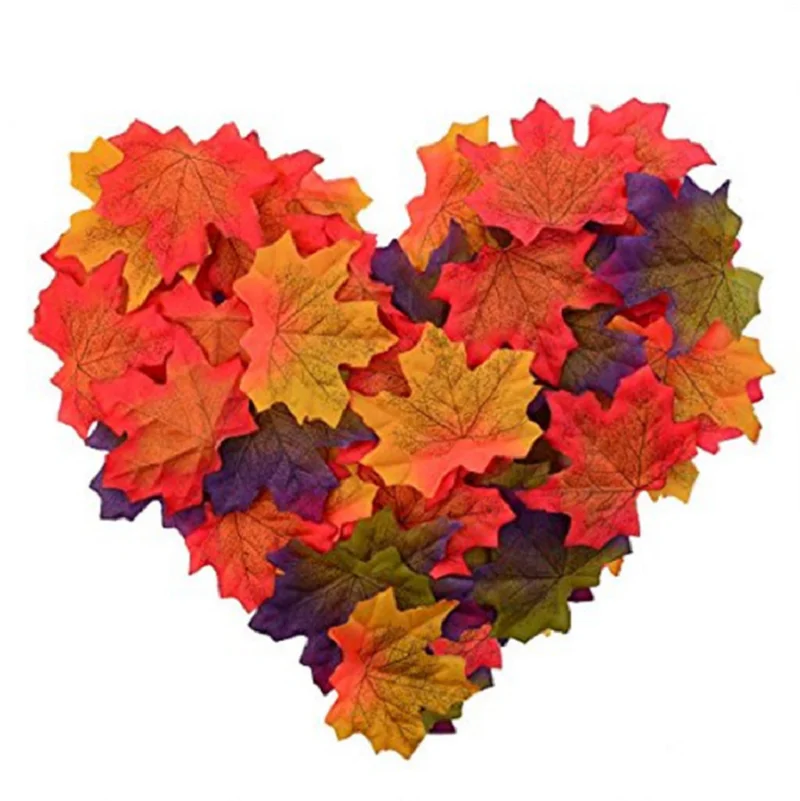 

Artificial Maple Leaf Thanksgiving Decoration Home Simulation Autumn Leaves Decoration Wedding Family Party Christmas Decoration