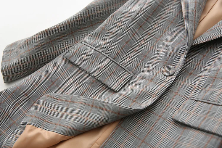 

A Generation of Slim Fit Slimming Versatile Elegant Handsome Pattern One-Button Suit Jacket Entity