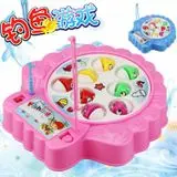 2095 AliExpress креативные детские развивающие вращающиеся электрические магнитные игрушки для рыбалки