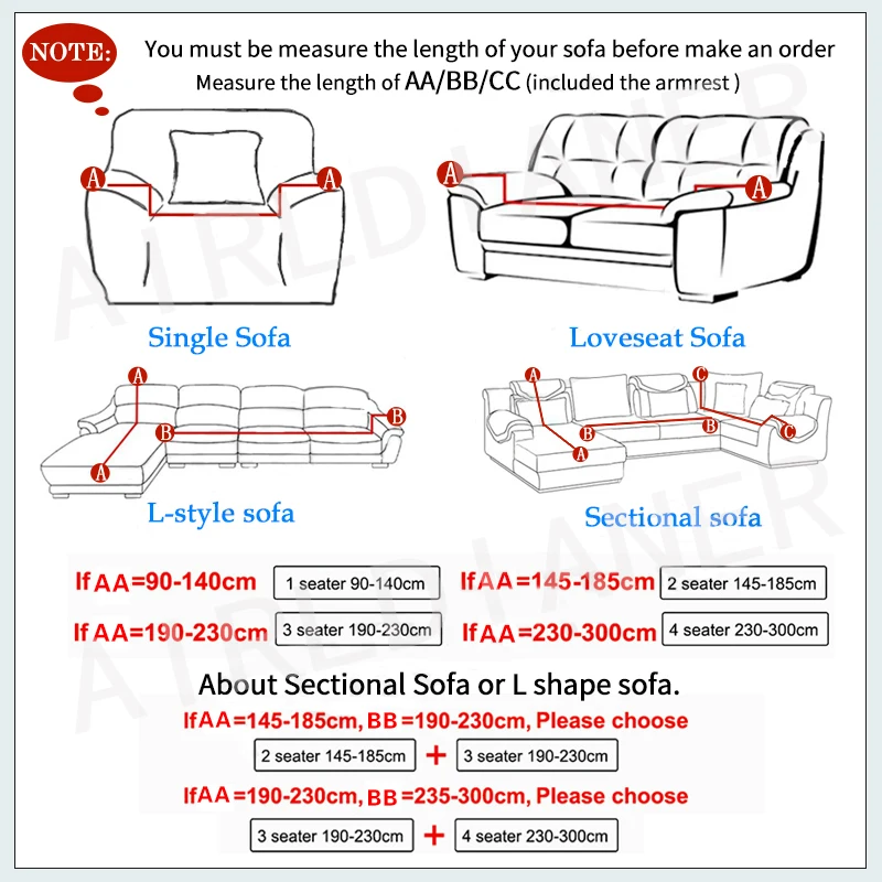 Non-slip секционный Чехол Эластичный диван крышка все включено в L-shape форме, благодаря чему создается ощущение невесомости кресло, диван Чехлы для Гостиная 1/2/3/4 сиденья