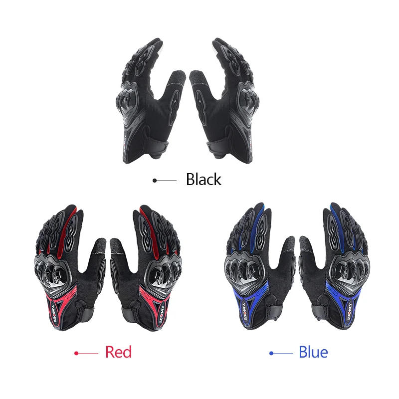 1 Pairs Summer Winter Motorcycle Gloves Touch Screen Waterproof Windproof Protective Gloves Outdoor Cycling Racing Gloves