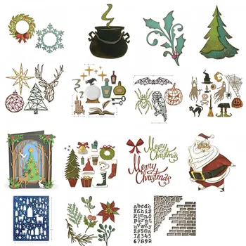 

Christmas Series New Metal Cutting Dies For Scrapbooking Craft Die Cut Card Making Embossing Stencil Photo Album
