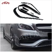 Для W176 задние губные разветвители отделка Canard фартуки Winglets для Benz W176 A класс A180 A200 A250 AMG A45 2013- брызговики