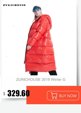 ZURICHOUSE, зимнее пальто для женщин, длинное, модное, искусственная овечья шерсть, пуховик, теплый, свободный, глянцевый, лакированная кожа, пуховик на утином пуху