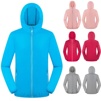 

Outdoor sports jacket Sun protection clothing Women Men Windproof Outdoor Bicycle Sports Quick Dry Windbreaker Coat Top Y731
