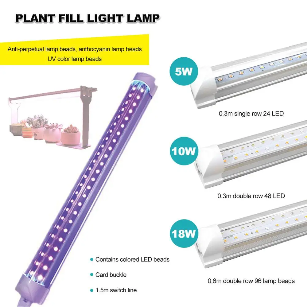 

Full Spectrum Phytolamps DC5V USB LED Grow Light 5W 10W 18W Desktop Clip Phyto Lamps for Plants Flowers Grow Box